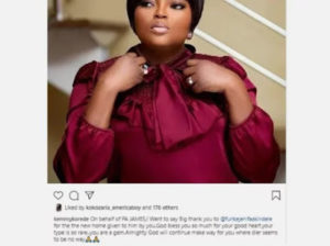 Funke Akindele-Bello Supports Fellow Actor to Get New Home After Losing House to Flood