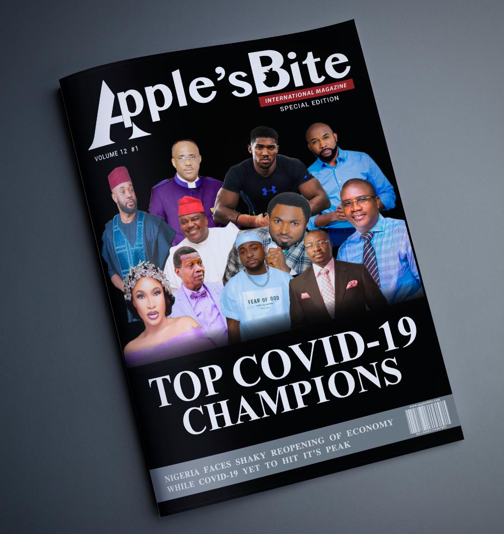 Apple's Bite International Magazine Covid-19 Celebrity Champions