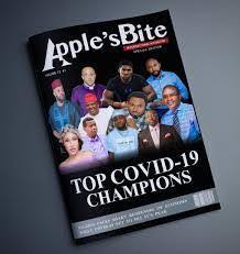 Pastor E. A. Adeboye, Prophet Emmanuel Omale, AJ Boxer, Davido, Banky W, Idahosa Others Hailed as ‘Covid-19 Celebrity Champions’ in July Issue of Apple’s Bite International Magazine