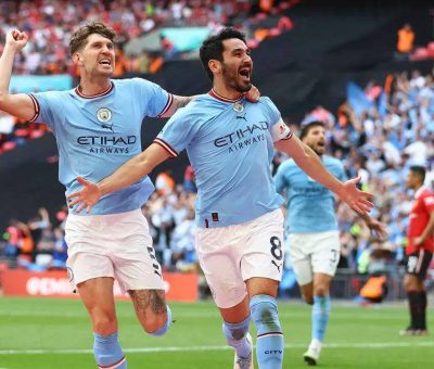 Man City clinch double, beat Man Utd 2-1 to win FA Cup