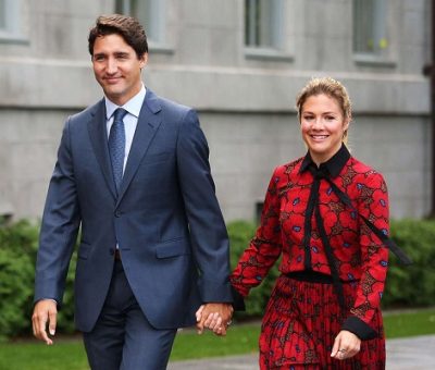 Justin-Trudeau-and-his-wife