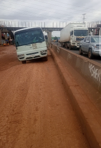 Commuters on the Old Lagos-Abeokuta Road Express Concern Over Deteriorating Road Conditions, Call for Government Intervention