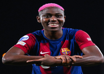 UEFA Crowns Oshoala Strike as Women’s UCL Best Goal Award
