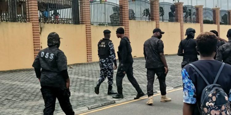 DSS Storms N’Assembly, Manhandles Two Workers Over I.D Cards Request