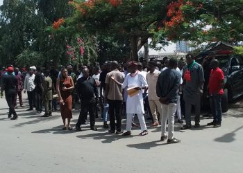BREAKING: Thugs Attack Abure’s Ward Executives, at LP Secretariat