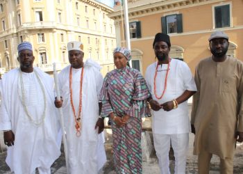 Olota of Otta Advocates Cultural Preservation During European Tour, Visit Nigerian Embassy in Rome, Italy