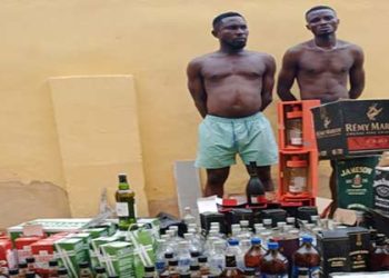 Lagos Police Arrest Two Suspects for Supplying Fake Alcoholic Drink to Benin Republic