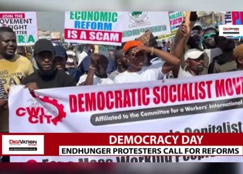 DEMOCRACY DAY: #EndHunger Protesters Storm Parts of Nigeria as They Seek End to Economic Hardship
