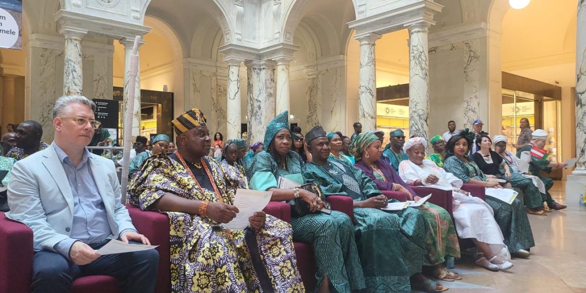 Adire Carnival in Vienna Celebrates Nigerian Heritage with Olota of Otta Awori Kingdom