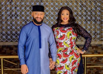 Judy Austin and Yul Edochie
