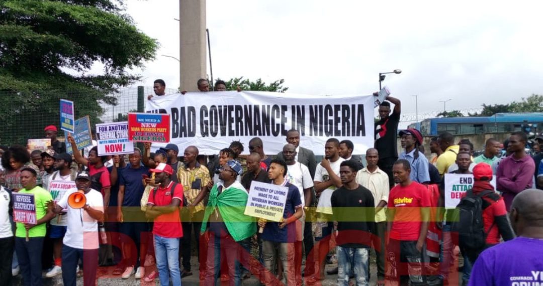 PETROL SCARCITY: Commercial Tricycle Operators, Women, Youths Protest in Delta