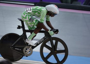 (ICYMI) PARIS 2024: Nigerian Cyclist Lends Bicycle from German Team at Olympics