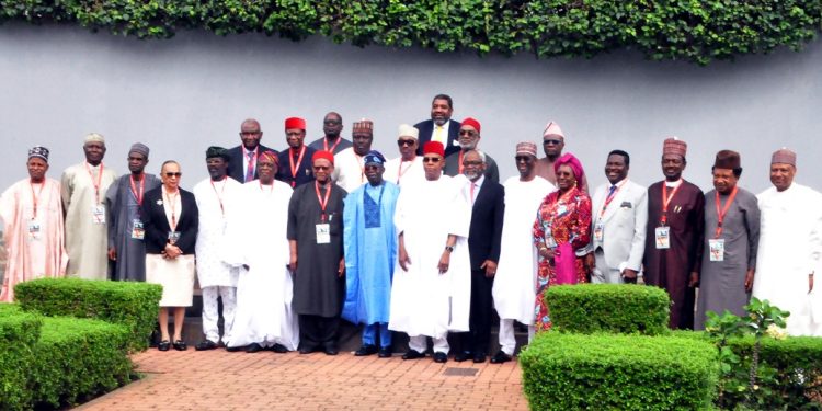 THE PATRIOTS: Nigerian Statesmen Urge Tinubu to Establish New Constitution Drafting Committee (pics)