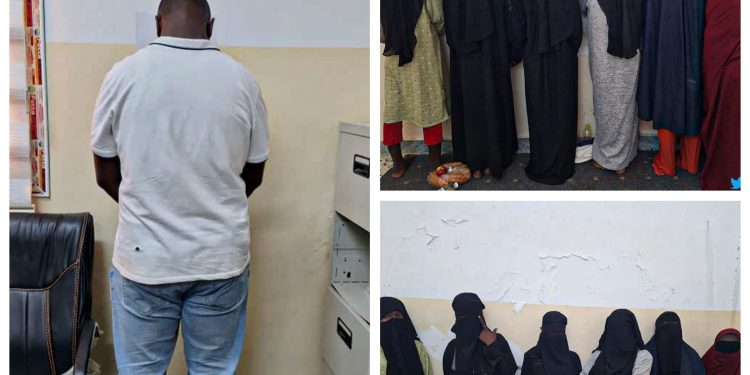 Libya Police Arrest Suspected Human Trafficker with 6 Nigerian Girls