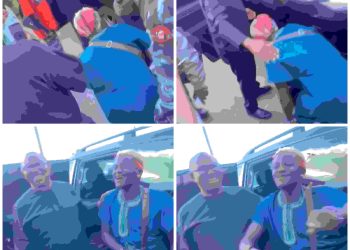 Portable Bows as He Meets Peter Obi 