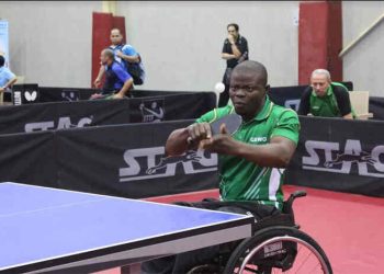 PARALYMPICS: Nigeria's Ogunleke Plays Frenchman Thomas Wednesday in Table Tennis Quarterfinals