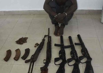 Navy Arrest Suspect with AK-47, 36 Rounds of Ammunition, Grenade Launchers in Rivers