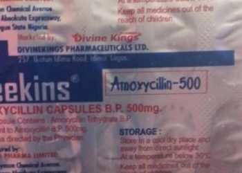 Nigerian Monitoring Agency NAFDAC Recalls Deekins Amoxycillin Batch Due To Adverse Reactions