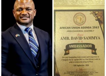 African Union Honours Amb. Sammy David with Prestigious Award, Appointment