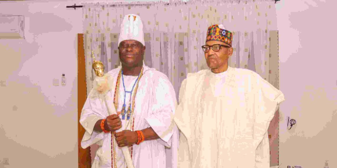Ooni Hails Buhari for His Achievements as President