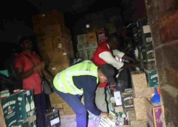 NAFDAC Bursts Factory Producing Fake Alcoholic Beverages in Lagos, Seize Products Worth N180m