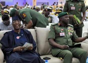 Nigerian Military Honors Senate Navy Chair Otunba Gbenga Daniel at 2025 Armed Forces Remembrance Day