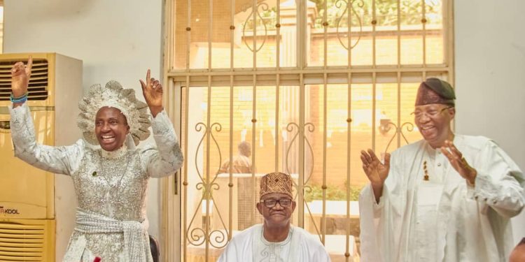 Senator Daniel and Mama Esther Ajayi Lead New Year Thanksgiving Reception in Sagamu