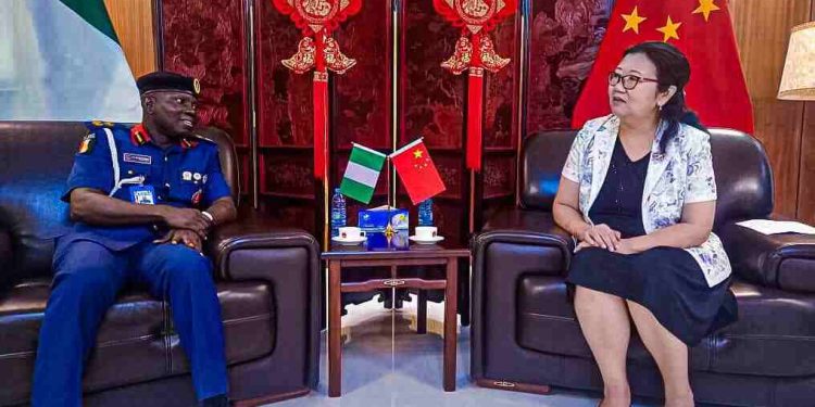 Lagos NSCDC State Commandant Affairms Protection of Assets and Infrastructure During Conference with Chinese Consulate General