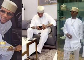 Wizkid Pays Condolence Visit to K1 De Ultimate Over Loss of His Mother (Video)