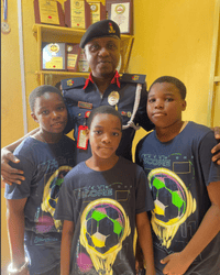 MIDTERM BREAK: Lagos NSCDC PRO Teaches Visiting School Children Security