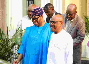 PICTORIAL: Senate President Akpabio Visits Wike in Abuja After Tinubu's Emergency Rule in Rivers