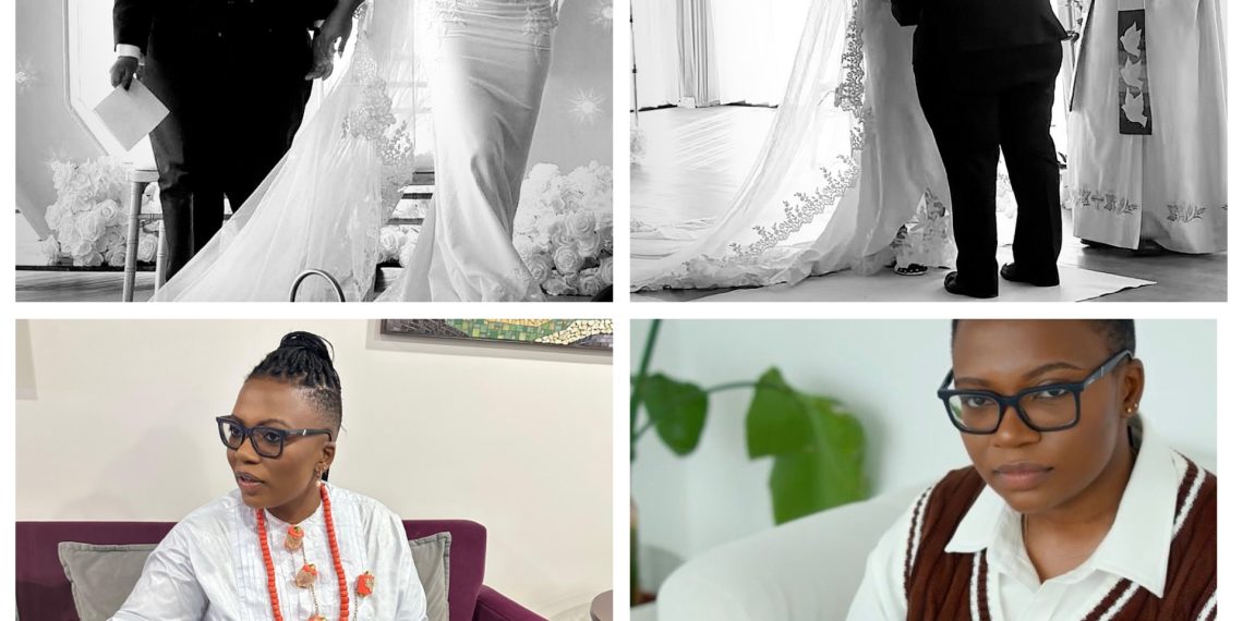 PHOTO: Cameroonian LGBTQ Activist Bandy Kiki Marries Her Nigerian Girlfriend