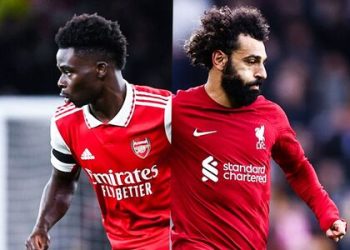 Mohammed Salah and Bukayo Saka