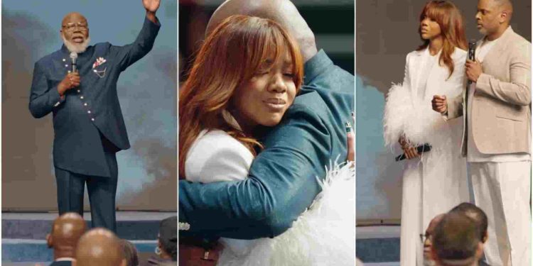 Bishop T.D. Jakes hands over church leadership to daughter, son-in-law