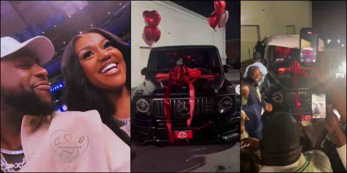 30TH BIRTHDAY GIFT: Davido Surprises His Wife Chioma with Brand New 2025 G-Wagon