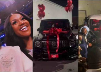 30TH BIRTHDAY GIFT: Davido Surprises His Wife Chioma with Brand New 2025 G-Wagon