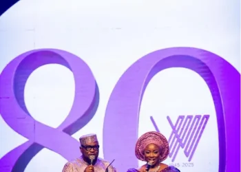 Chief Femi Branch And Olive Emodi Spark Wedding Conversations As Duo Host Wema Bank’s 80th Anniversary Gala