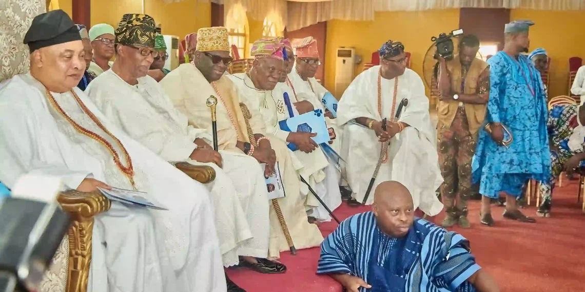 Photos: Otunba Gbenga Daniel Witnesses as Ogunbayo Couple Receive Twin Chieftaincy Titles in Grand Remo Ceremonies