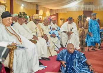 Photos: Otunba Gbenga Daniel Witnesses as Ogunbayo Couple Receive Twin Chieftaincy Titles in Grand Remo Ceremonies