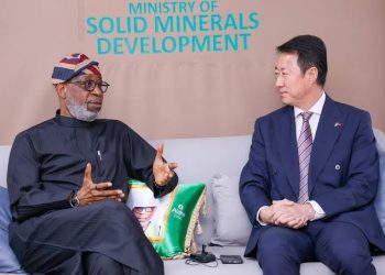 Yu Dunhai and Dele Alake