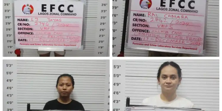 12 Filipino Women Jailed for Cyber-Terrorism, Internet Fraud in Lagos