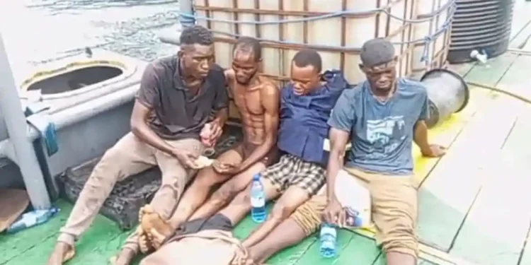 Four Nigerian Stowaways Thrown into Atlantic Ocean by Foreign Vessel Crew Members Rescued