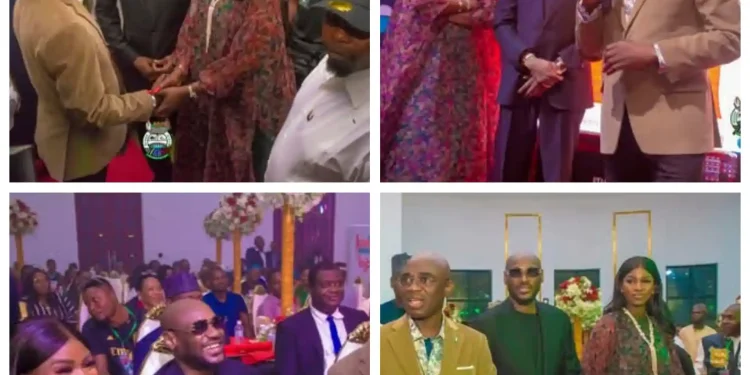 PHOTOS: Singer 2Face, Natasha Attend Dinner Held in his Honour by Benue State Govt