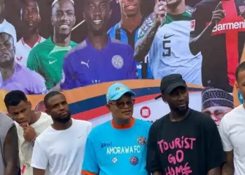 AJEGUNLE: Super Eagles Stars Attend Wilfred Ndidi’s Maracana Children’s Fest