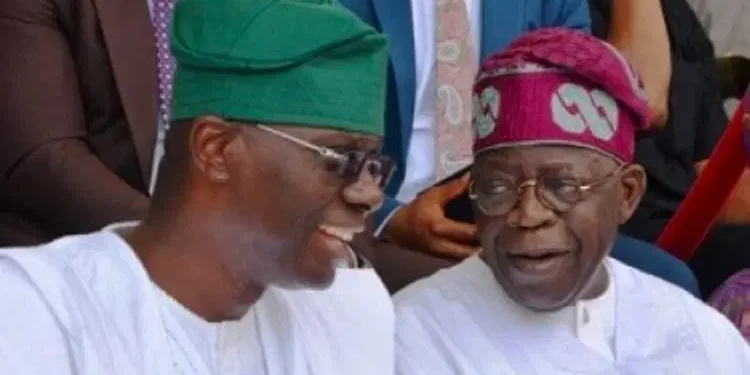 Babajide Sanwo-Olu and Bola Tinubu