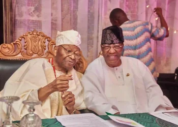 Otunba Gbenga Daniel and Oba Sikiru Adetona
