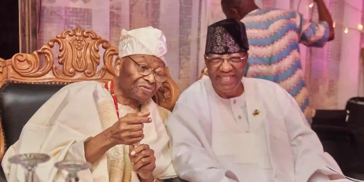 Otunba Gbenga Daniel and Oba Sikiru Adetona