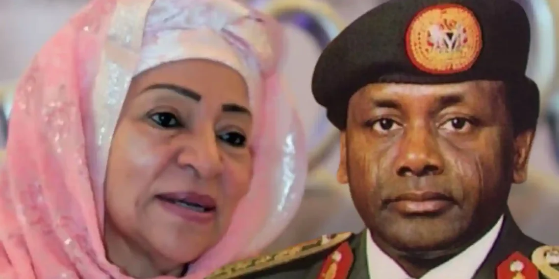 Maryam Abacha and General Sani Abacha