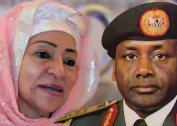 Maryam Abacha and General Sani Abacha