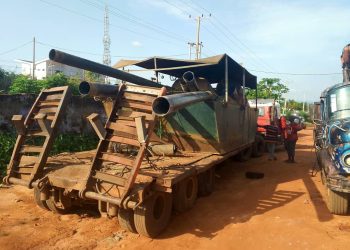 ILLEGAL MINING RAID: NSCDC Confiscates Dredging Machines in Anambra